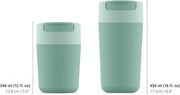 Tazza da Viaggio Grande - 454 ml (16 fl.oz) - Verde - Acciaio Sipp
