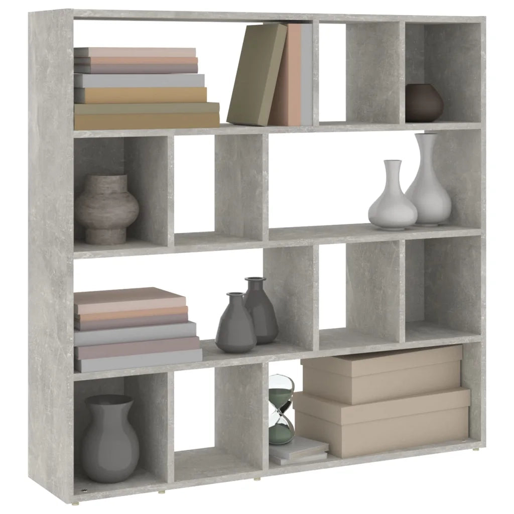 Libreria/Divisorio Grigio Cemento 105x24x102 cm 823249