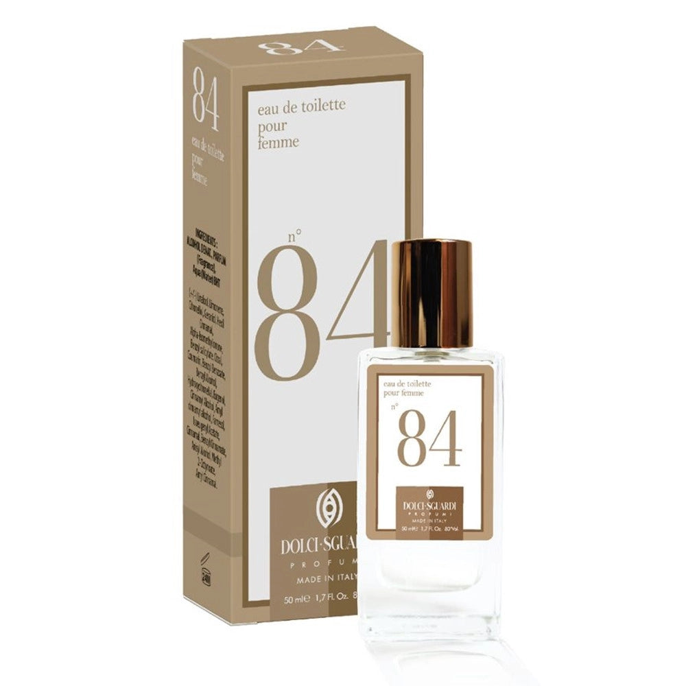 Trade Shop - Profumo Corpo Eau De Toilette Da Donna N°84 Da 50 Ml Fragranza Raffinata Distintiva 006110 -