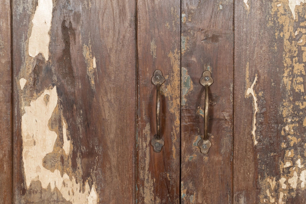 Biscottini Finestra finestrina grata porta in legno massello e in ferro antica e vecchia con telaio da interno o da esterno