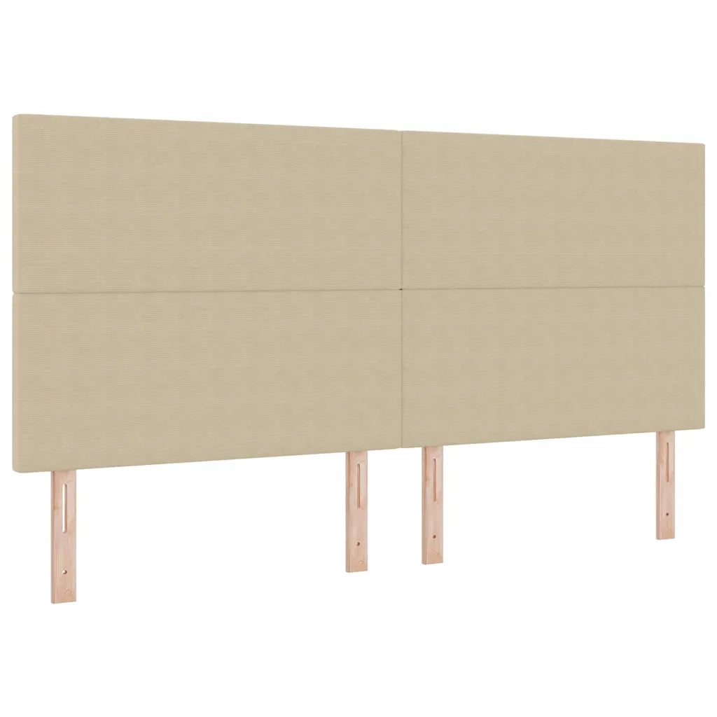 Letto a Sorgente LED Grigio chiaro e bianco 200 x 200 cm 3337662