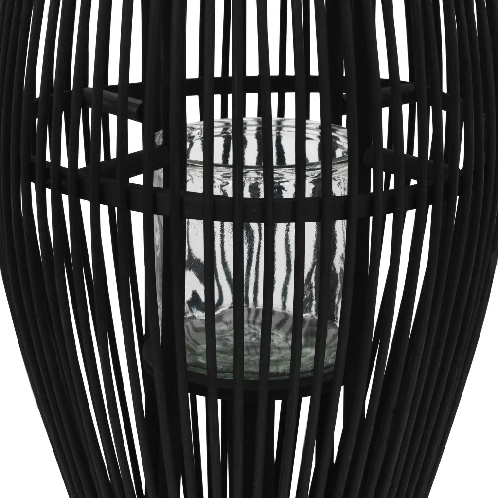 Supporto per Lanterna a Sospensione in BambÃ¹ 60 cm Nero cod mxl 66236