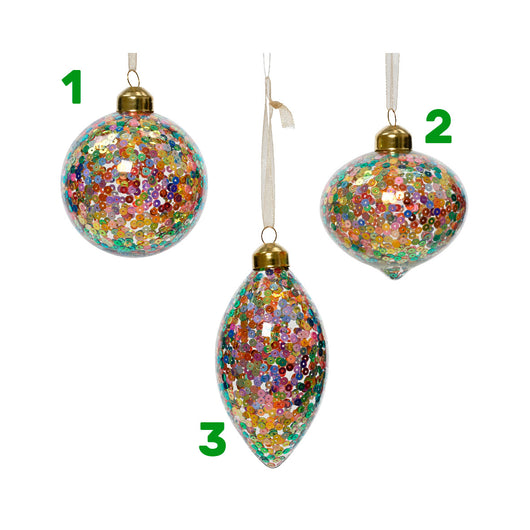 PENDAGLIO TRASPARENTE DIA.8 CM