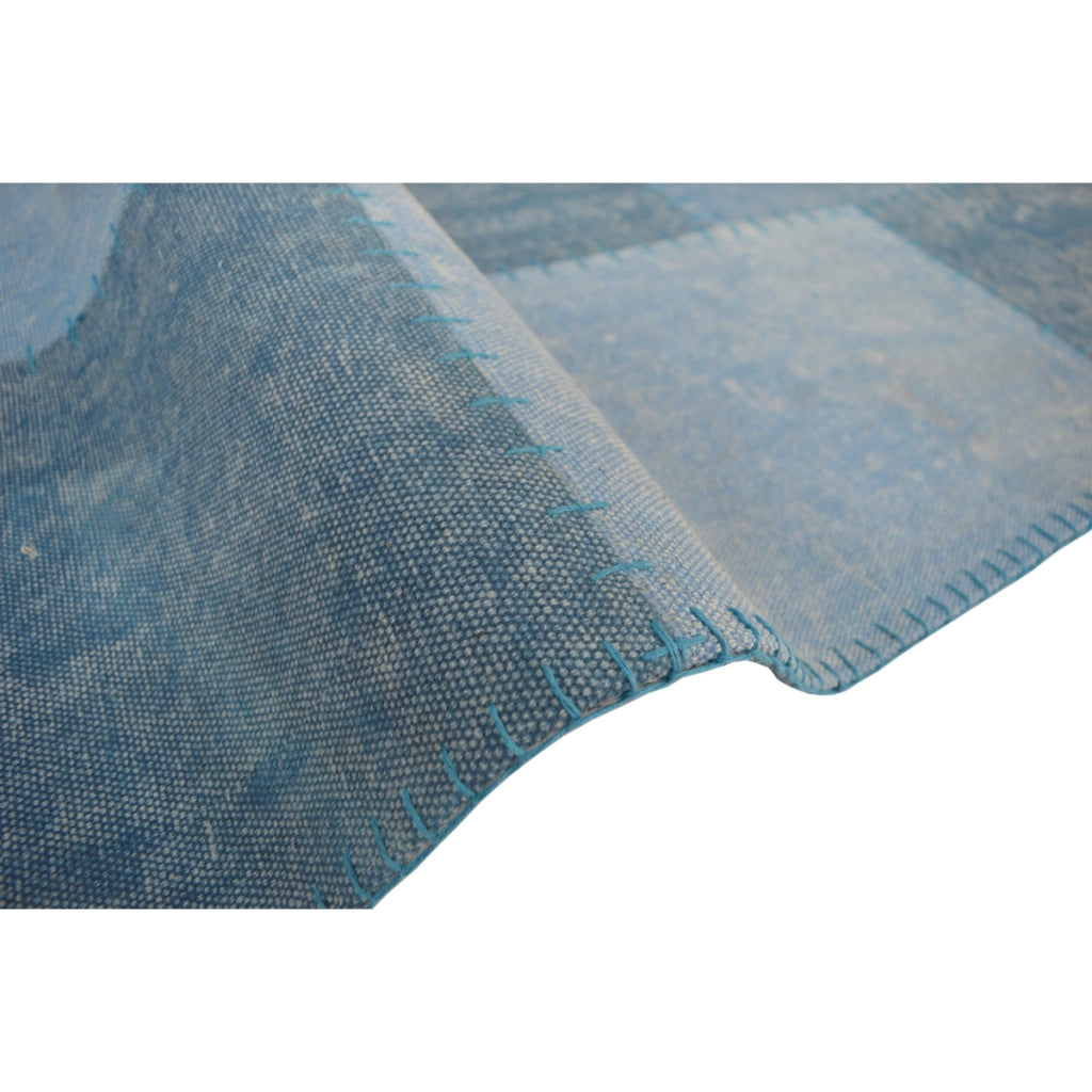 Tappeto Vintage Lyrical 110 in Cotone Blu