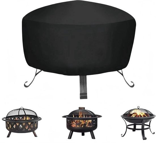 Copertura del camino - Tela di Oxford impermeabile - 1 pezzo - 80x80x65 cm