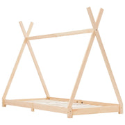 Giroletto per Bambini in Legno Massello di Pino 80x160 cm 283356