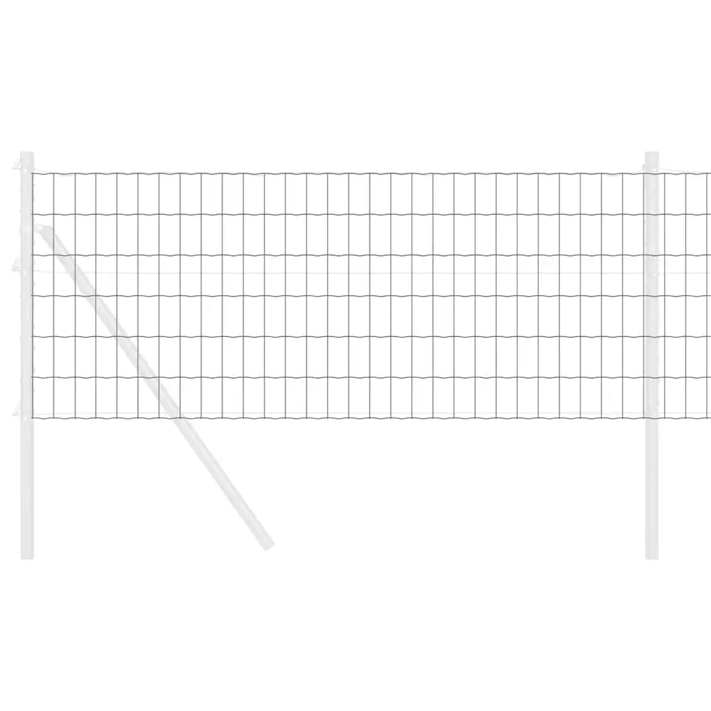 Recinzione Euro Grigio 0,4 x 50 m Ferro rivestito in PVC 42004570