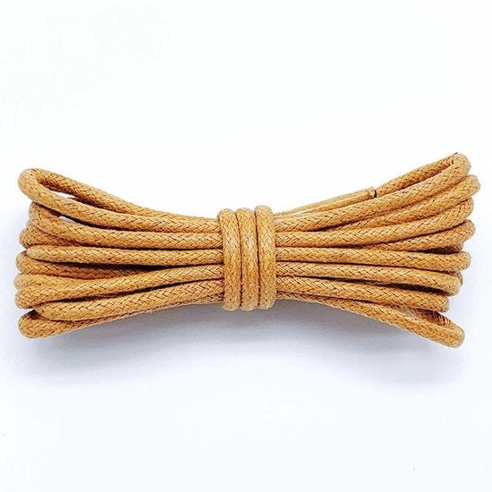 2 paia di cavi in cotone di 140 cm di lunghezza - Cavi in cotone di 2,5 mm di diametro - Cavi in cotone robusti - Cavi in cotone resistenti - Cavi per stivali - Cavi in cotone impermeabili - Cavi per scarpe e stivali