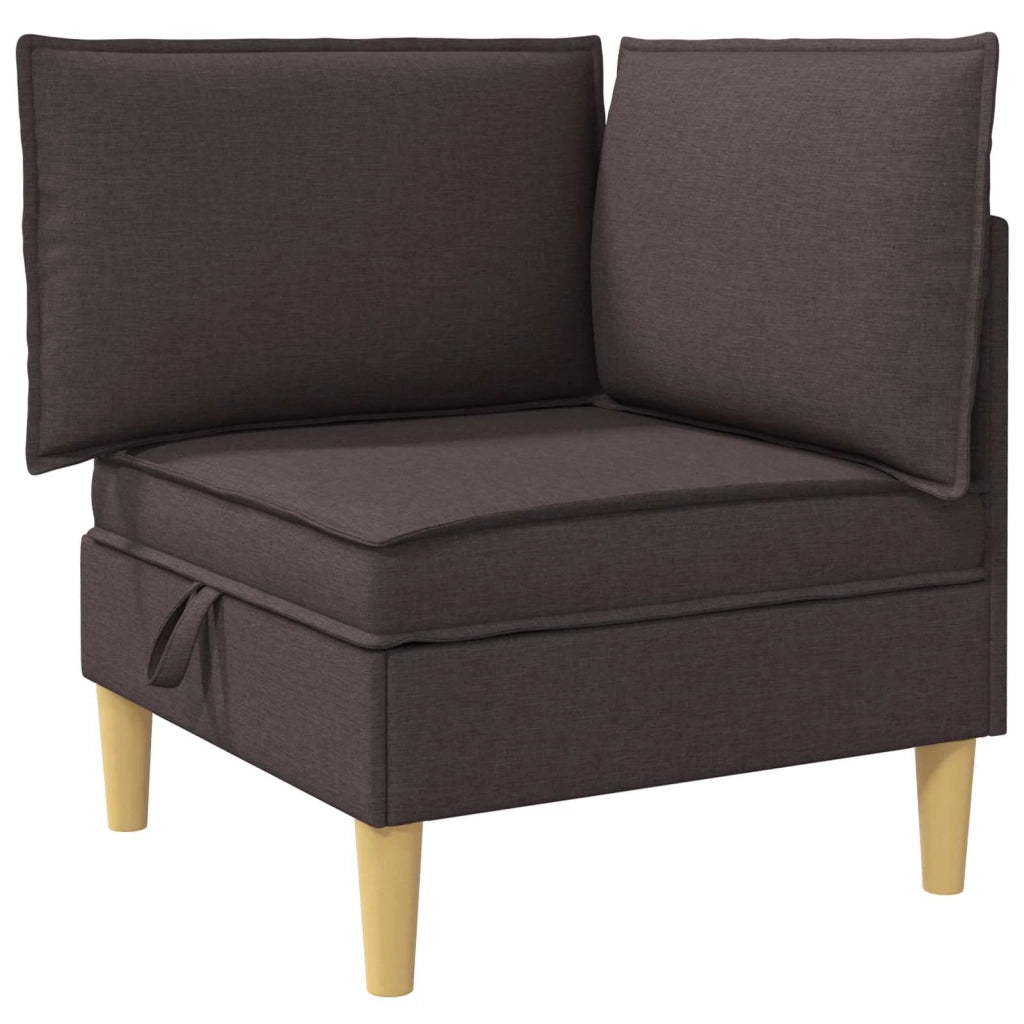 Set di divani modulari con spazio di archiviazione 3 pcs