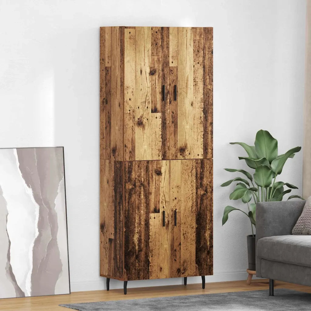 Credenza 2 pcs Legno vecchio Legno multistrato 3415649