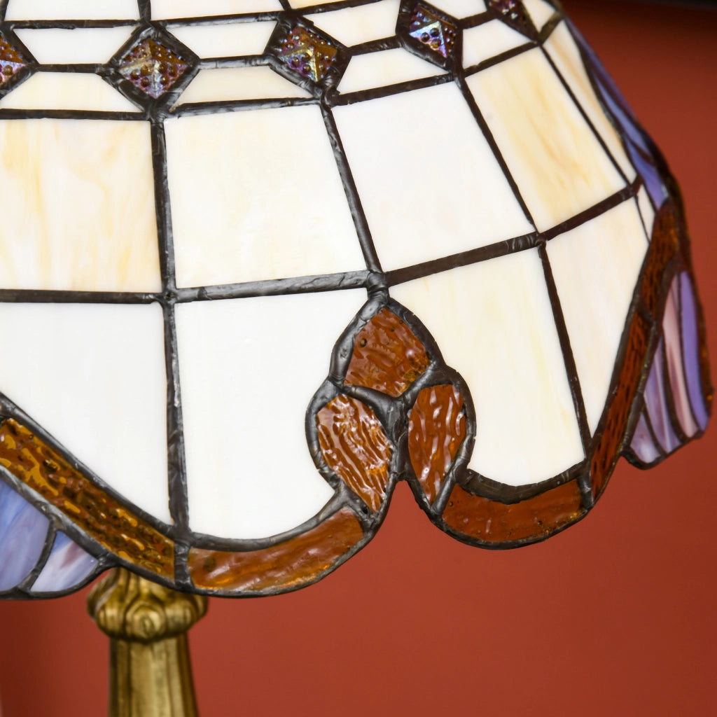 Lampada da Tavolo ¨C zephmum ¨C Vetro Multicolor ?30x48 cm