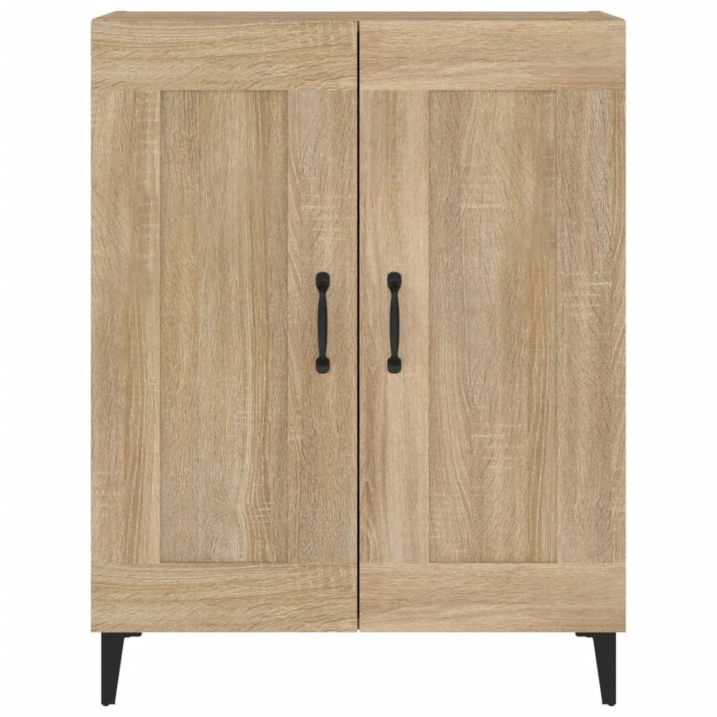 Buffet credenza cassettiera armadio mobile contenitore organizer cucina soggiorno rovere Sonoma 69,5 x 34 x 90 cm legno ingegnerizzato marrone 02_0031673