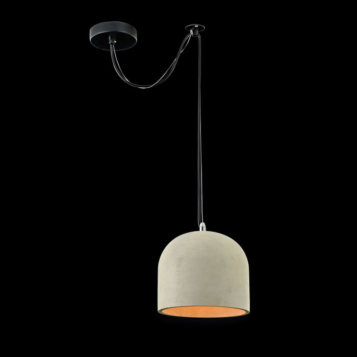 Lampada pendente Loft in Metallo Broni Nero