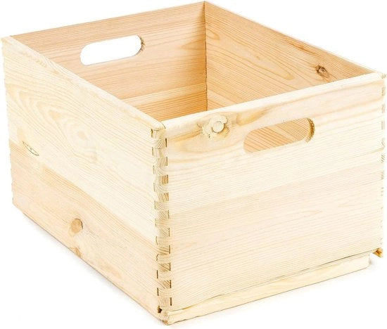 Scatola di Stoccaggio in Legno con Copertura - Spazio di Stoccaggio Ampio 40 x 30 x H.23 cm 

o  Scatola di Stoccaggio in Legno con Copertura 40 x 30 x H.23 cm