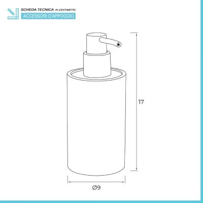 Dispenser per sapone liquido Sahara, in resina beige con particolari in bambù