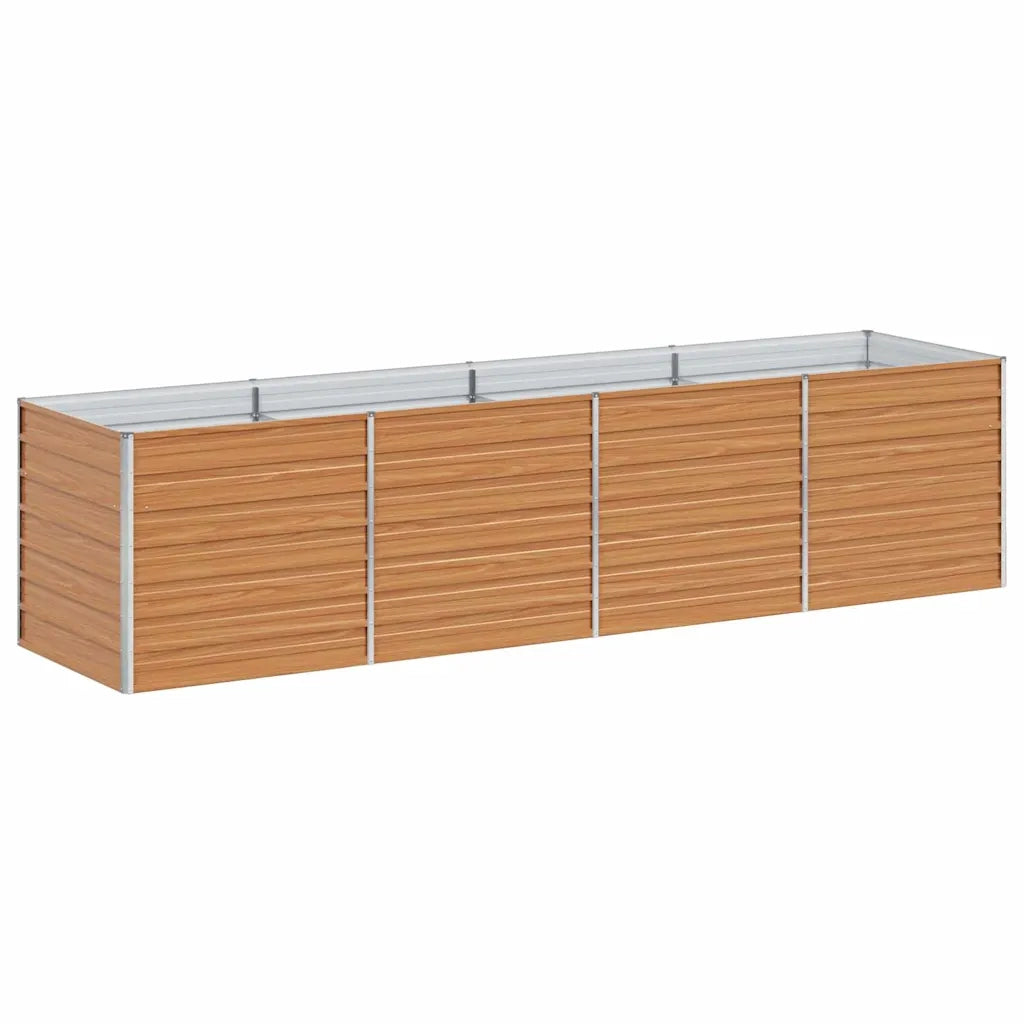 Letto rialzato da giardino Marrone Chiaro 320 x 80 x 77 cm 42017338