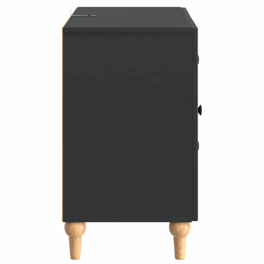 Mobile TV Nero 89 x 34,5 x 60 cm Legno ingegnerizzato