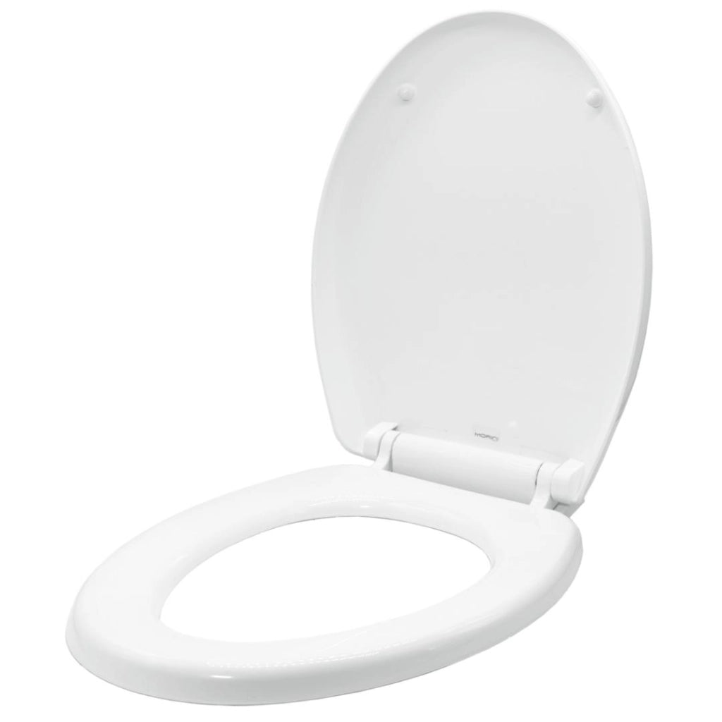 Sedile wc copri water tavoletta vaso universale bianco polipropilene pp sistema soft closing bagno *** pezzi 1