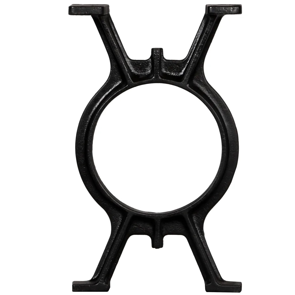 Gambe per Panca 2 pz a Forma di O in Ghisa