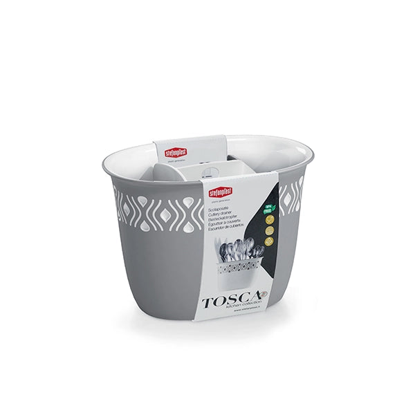SCOLAPOSATE 'TOSCA' grigio/bianco  - STEFANPLAST