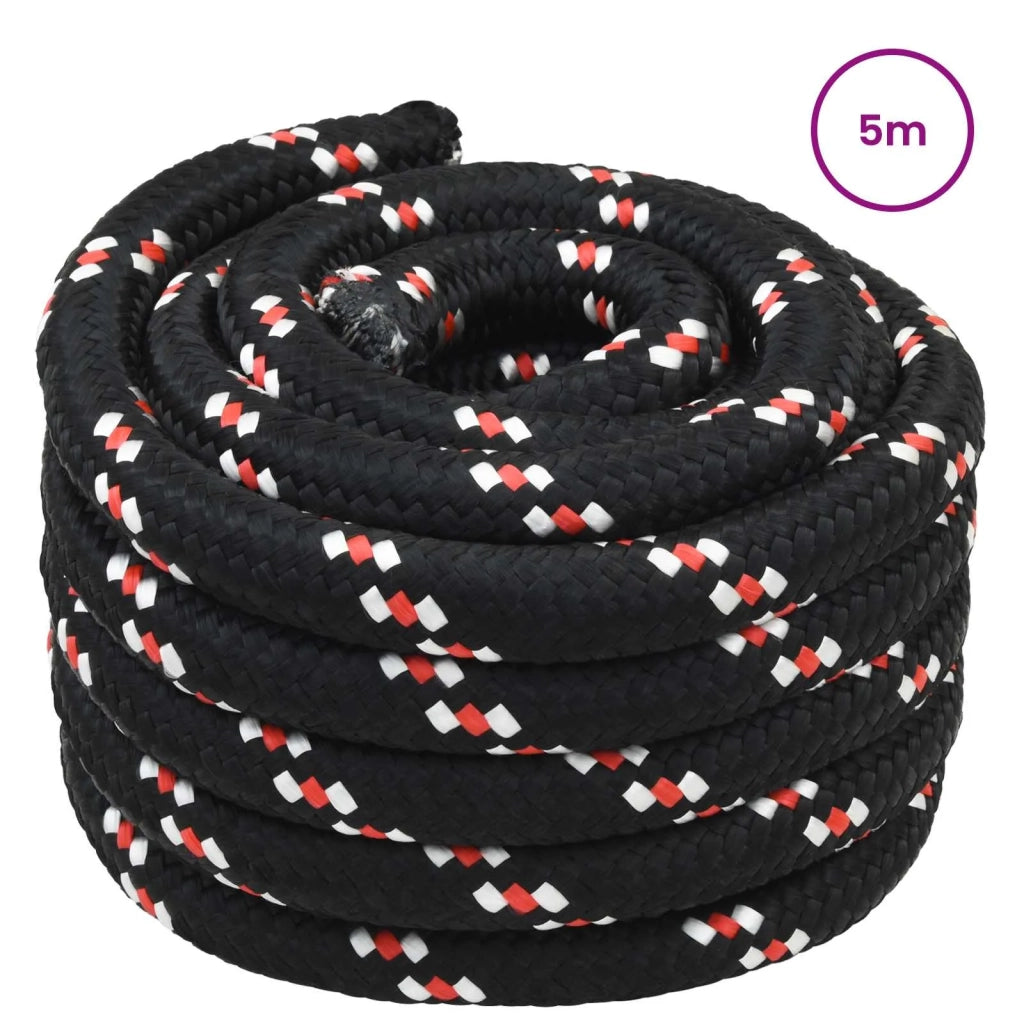 Corda da Barca 5 m 3 Nero e Rosso PP 42029557