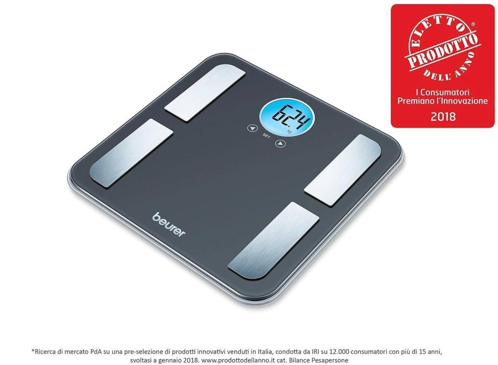 Beurer BF 195 Bilancia Diagnostica, con Display LCD Rotondo