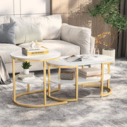Tavolino da caff¨¨ ¨C Minimal ¨C Effetto oro moderno