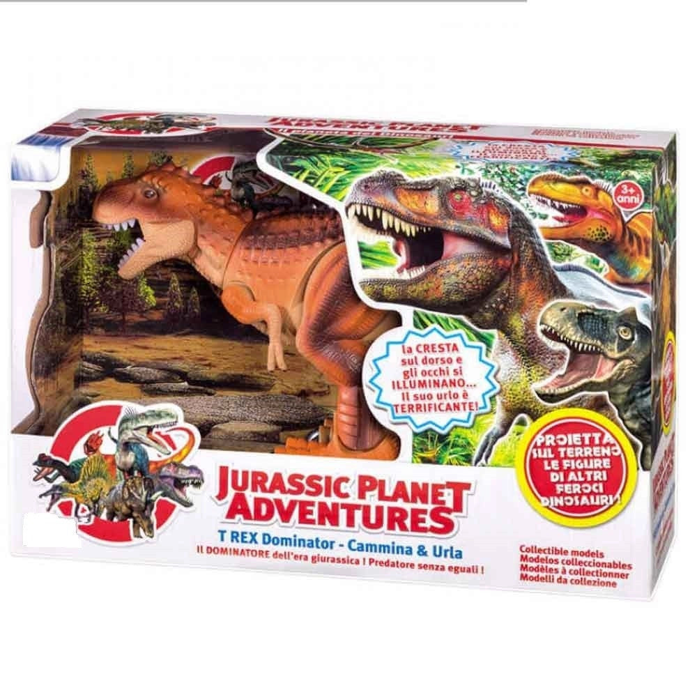 Trade Shop - Dinosauro T-rex Camminante Con Luci Suoni Versi E Movimenti Giocattolo Bambini -