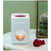AROMATIC WAX BURNER SQUARE WHI