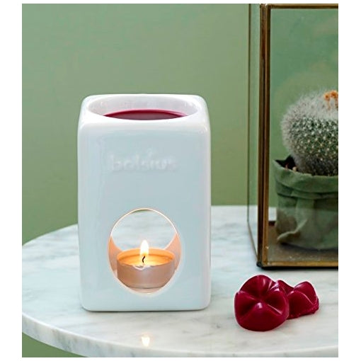 AROMATIC WAX BURNER SQUARE WHI