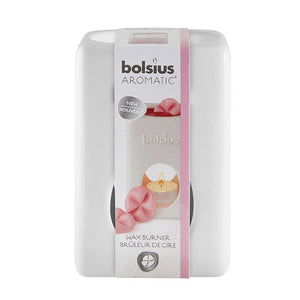 AROMATIC WAX BURNER SQUARE WHI