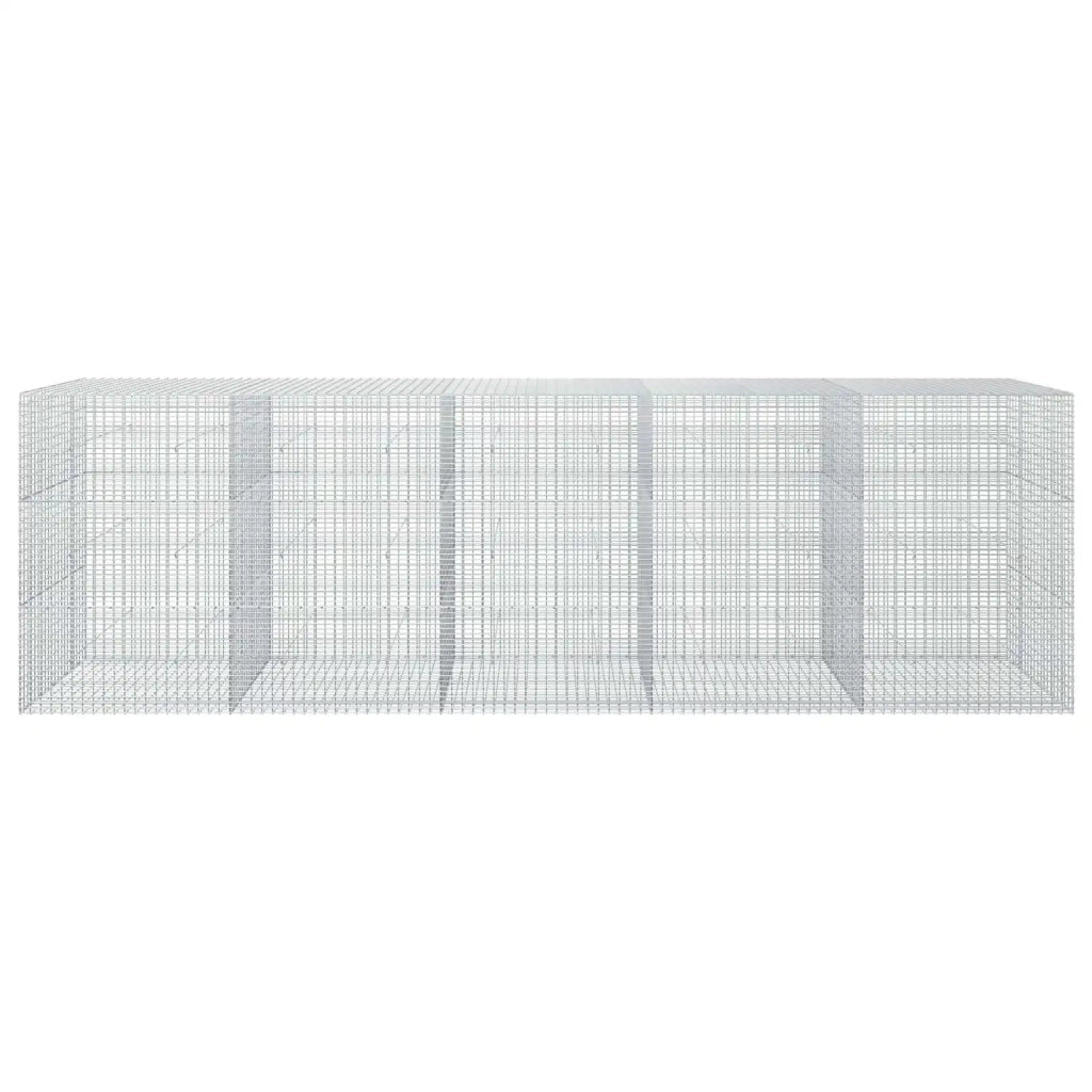 Gabione con filo da 3,5 mm e rete da 5x2,5 cm 500x50x150 cm 3461884