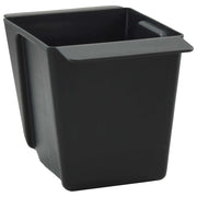 Fioriere | Cassetta per fiori | Vaso per Euro pallet 24 pz Nero 13,5 x 9 x 9,5 cm
