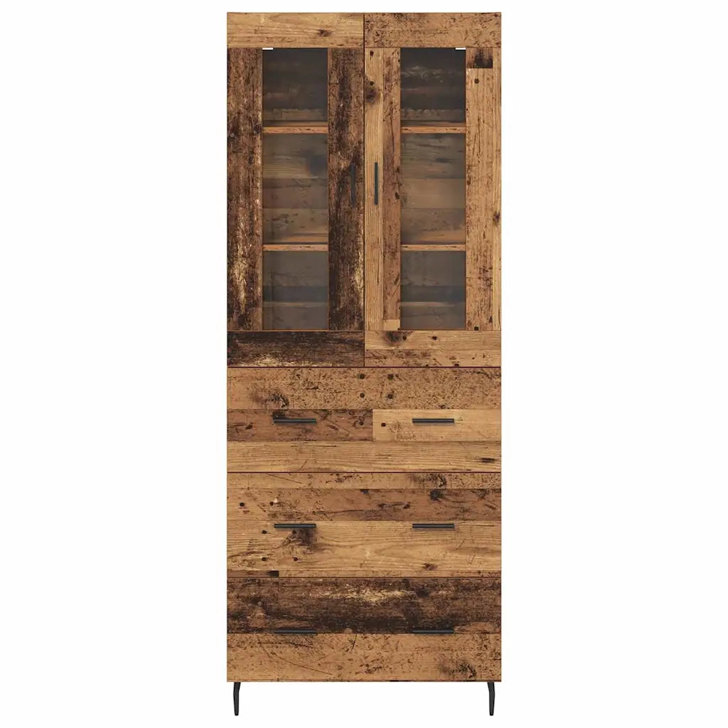 Credenza con cassetto 2 pcs Legno vecchio Legno multistrato 3415795