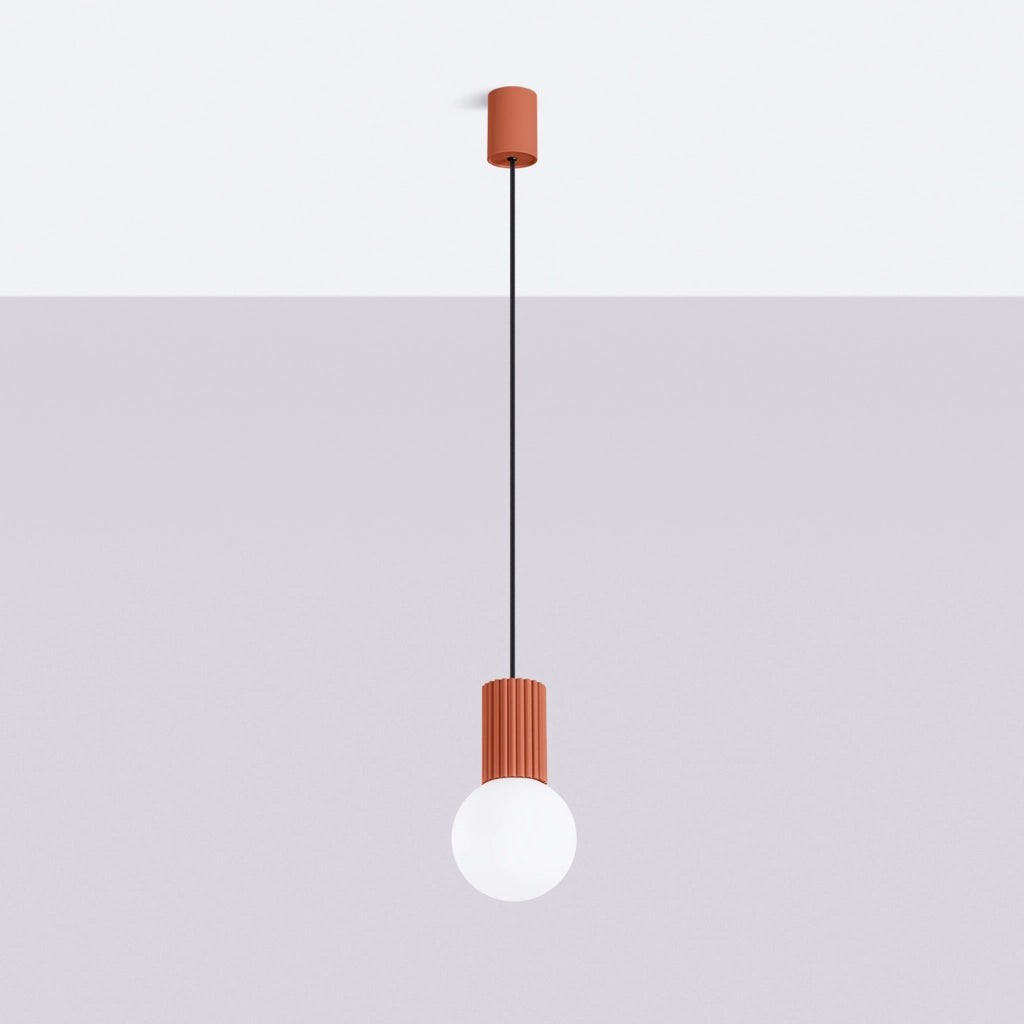 Lampada sospensione SFERA Pure Lume rosso/bianco G9 8W