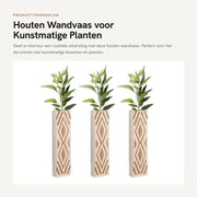 Decorazione per parete in legno - Decorazione per parete - Decorazione per parete in legno - Vas per parete - Decorazione rustica per parete - Ideale per fiori artificiali 

Modello: Wandvaas 
Codice prodotto: 
Specifica: Houten wanddecor