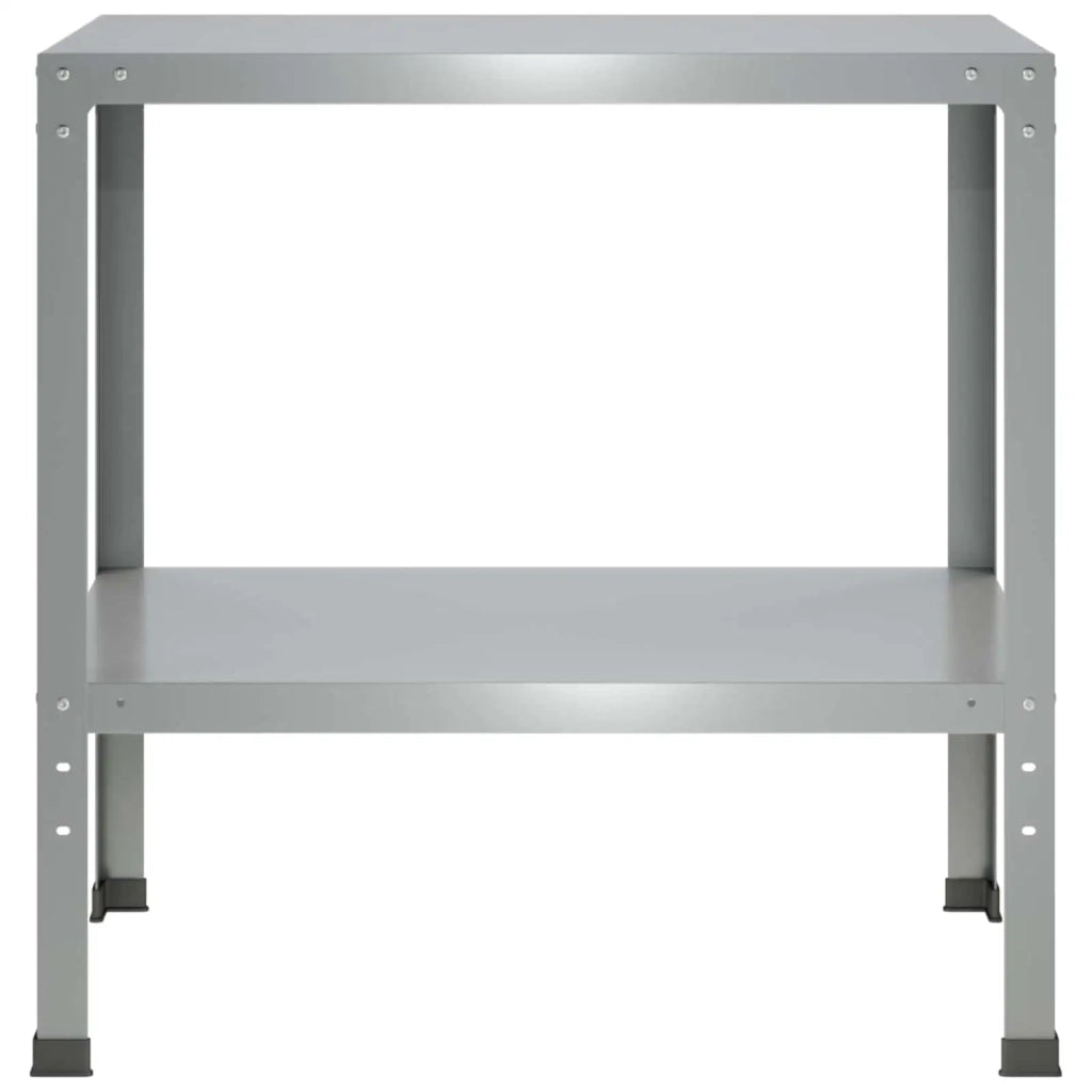 Tavolo da rinvaso 60 x 50 x 80 cm Acciaio zincato Argento 8014895