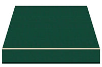 Tenda da Sole a Bracci Estensibili su Barra Quadra Tempotest Para', col. Verde 5, Largh. 3m x Sporgenza 1.60m con Arganello Destro