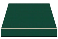 Tenda da Sole a Bracci Estensibili su Barra Quadra Tempotest Para', col. Verde 5, Largh. 3,9m x Sporgenza 3.60m con Arganello Destro