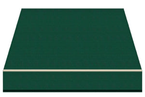 Tenda da Sole a Bracci Estensibili su Barra Quadra Tempotest Para', col. Verde 5, Largh. 3,9m x Sporgenza 3.60m con Arganello Destro