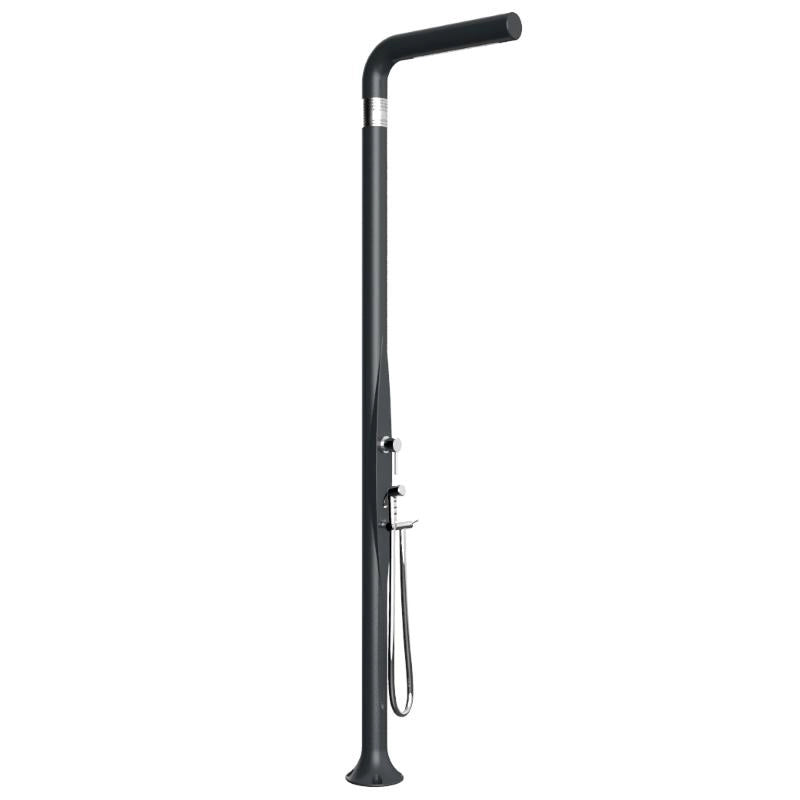 Doccia Tradizionale In Polietilene Funny Yang Con Doccetta E Miscelatore Colore Antracite Cv-T245/7016