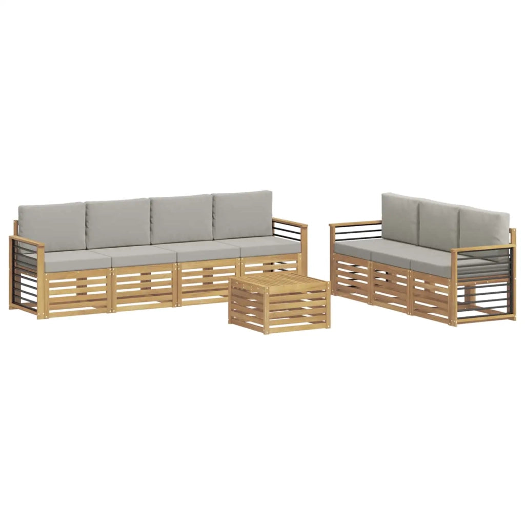 Set divani Legno di Acacia Massello
