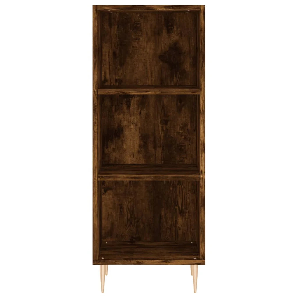 Buffet credenza cassettiera mobiletto mobile contenitore organizer cucina soggiorno salotto alto 34,5 x 34 x 180 cm legno ingegnerizzato marrone 02_0033333
