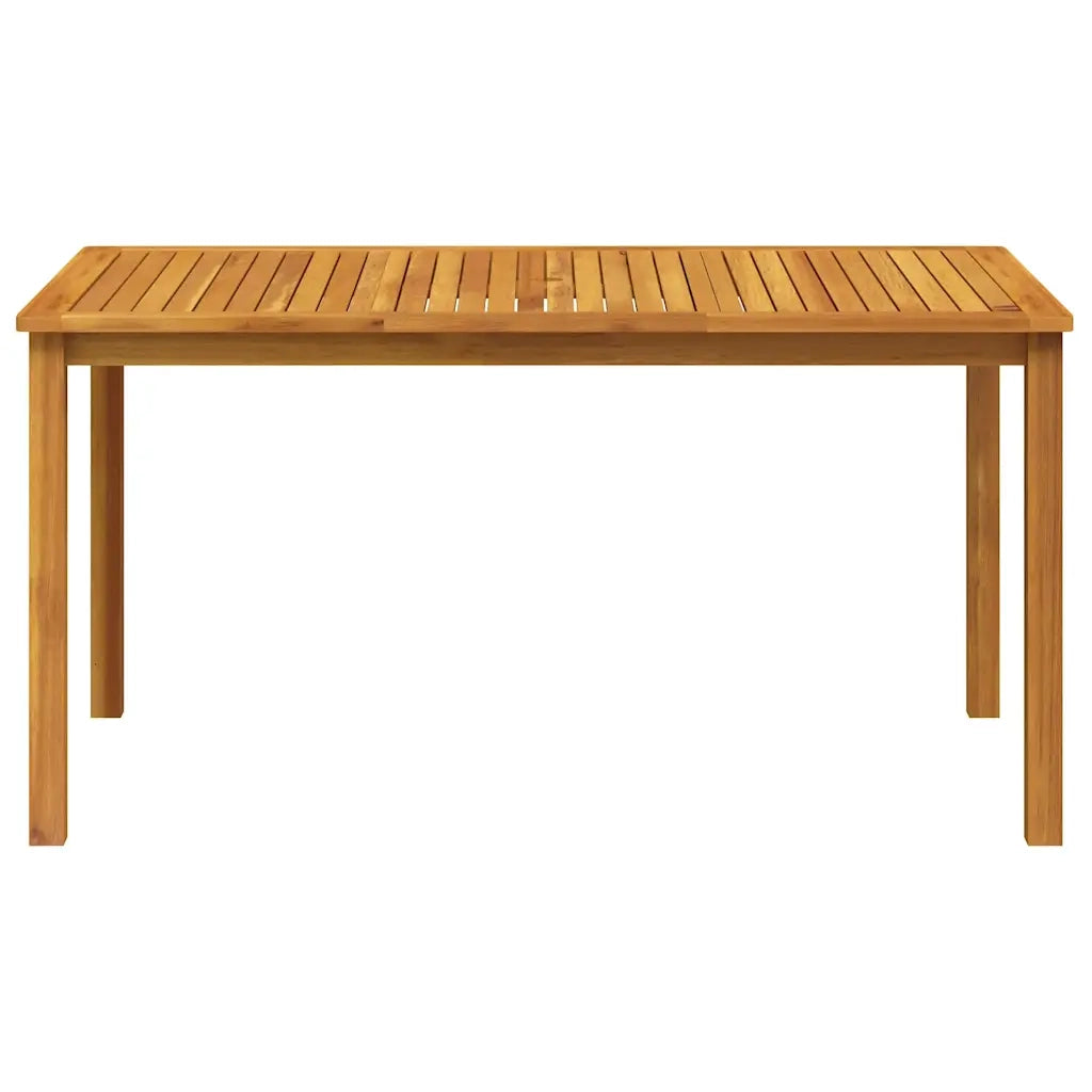 Tavolo da Giardino 150x90x74 cm in Massello di Acacia