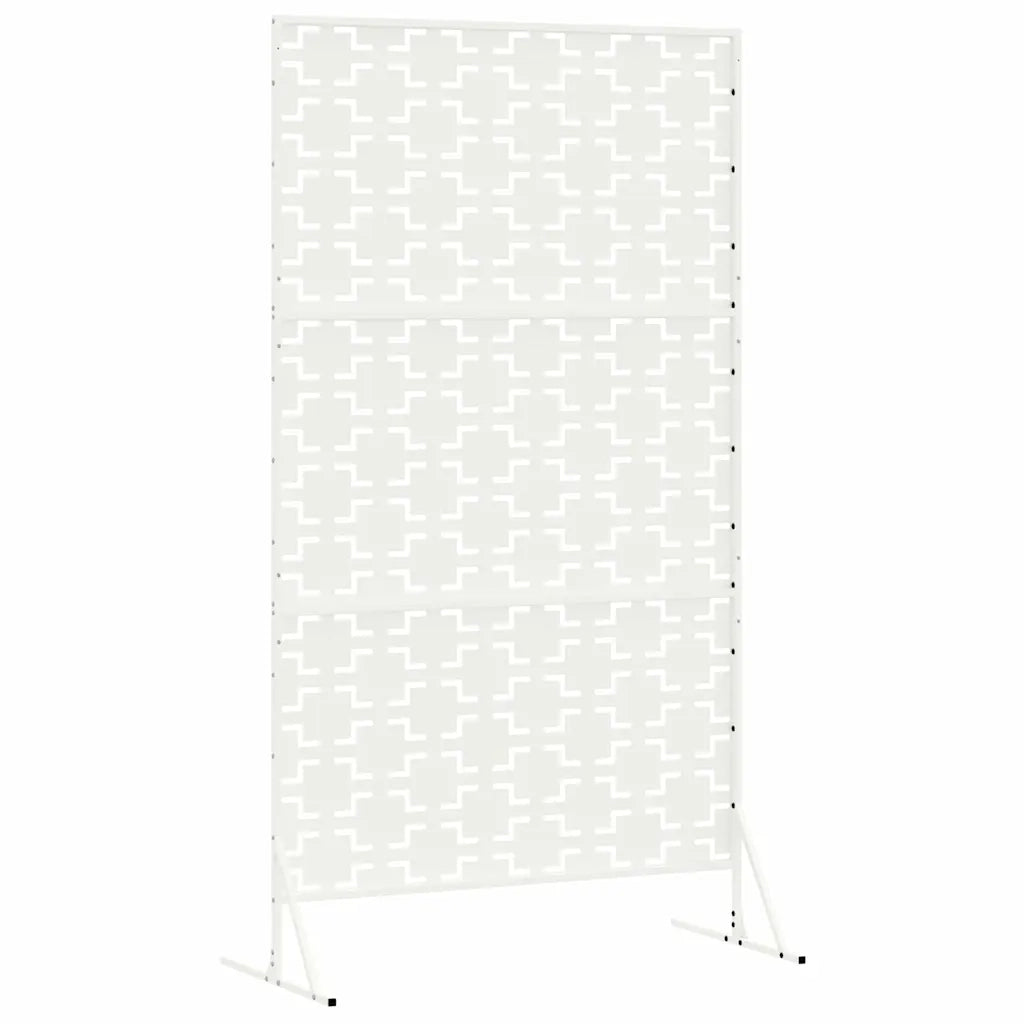 Schermo per Privacy Bianco 100 x 50 x 180 cm Acciaio CFW4408173