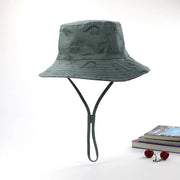 Cappello per bambino da sole in cotone - 46 cm protezione solare per bambini - cappello per animali - unisex - cappello da pesca per bambini - primavera e estate cappello da sole con stampa cartoon - cappello da sole regolabile per bambini