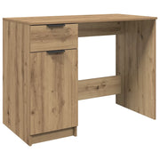 Scrivania | Tavolo da Ufficio Rovere Artigianale 100x50x75 cm in Legno Multistrato
