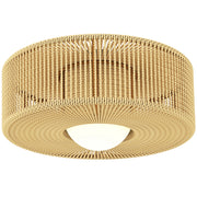 Lampada a sospensione Boho con paralume in corda di canapa ¨C zephmum ¨C G9 LED