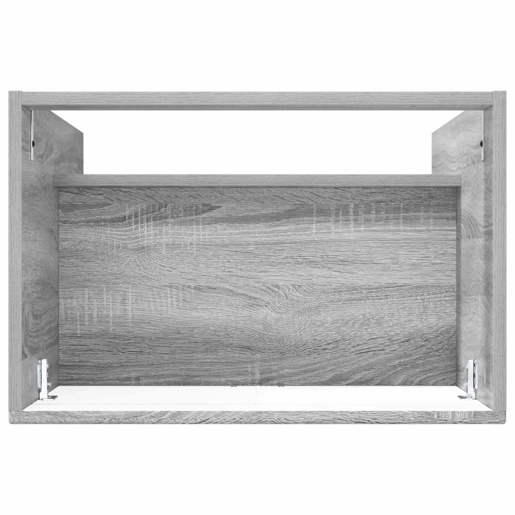 Mobiletto da bagno sotto il lavello Sonoma grigio