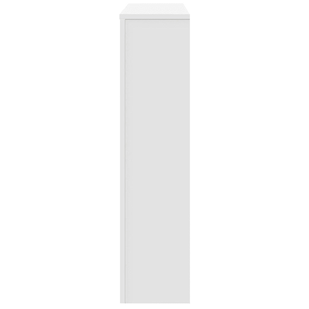 Copertura Termosifone Bianca 175x20x82 cm in Legno Multistrato 852708